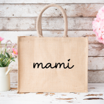 Personalizirana torba iz jute: mami