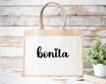 Personalizirana torba iz jute z žepkom: bonita