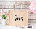 Personalizirana torba iz jute: hers