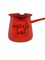 Emajl džezva različne barve: najboljša babi