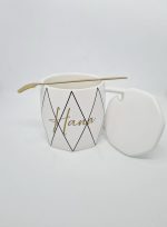 Darilni komplet: skodelica s pokrovom ter čajno žličko in parfum - slika 3