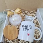 Darilni komplet: personalizirana bunkica, skodelica in čaj