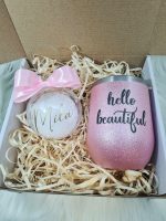 Darilni komplet: personalizirana bunkica in termo lonček