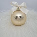 Personalizirana bunkica (okrasek za smrečico) - zlata