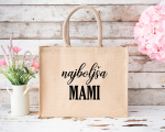 Personalizirana torba iz jute: najboljša mami