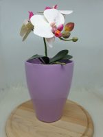 Keramičen cvetlični lonček za orhideje različne barve: Hvala, da nam pomagaš/pomagate rasti. - slika 5