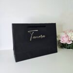 Personalizirana darilna vrečka - črna