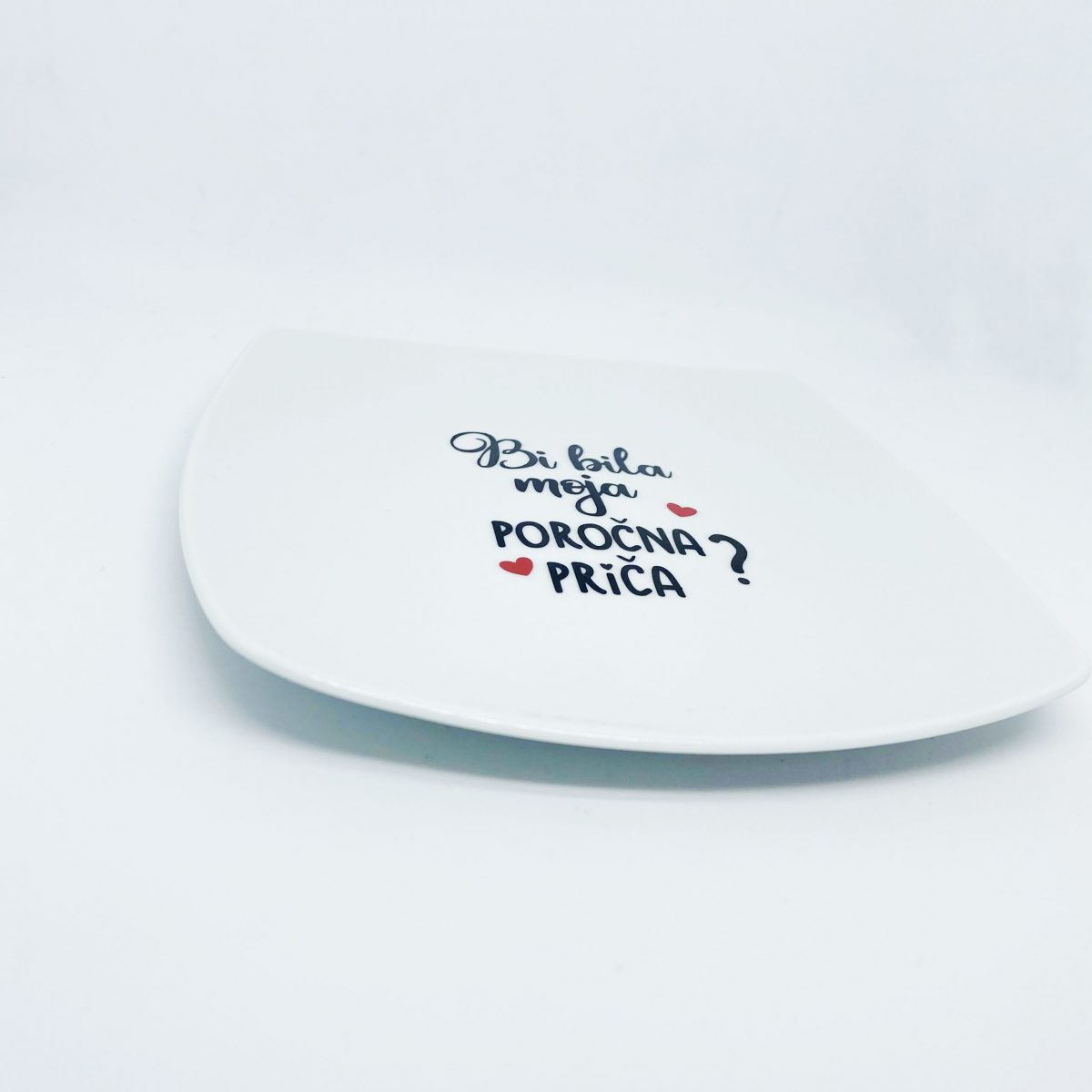 Dekorativni krožnik: Bi bila moja poročna priča? - slika 2