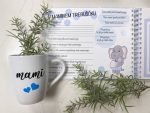 Otroški album in skodelica za mamice: moder - slika 2