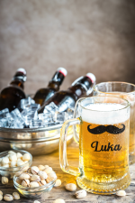 Vrček za pivo: brki - slika 2