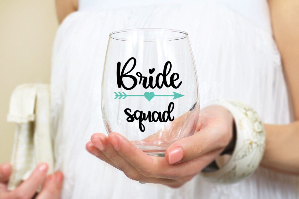 Kozarec brez peclja: Bride to be s puščico in srčkom - slika 2