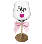 Kozarec poljubna barvna kombinacija - ime in srček - slika 2