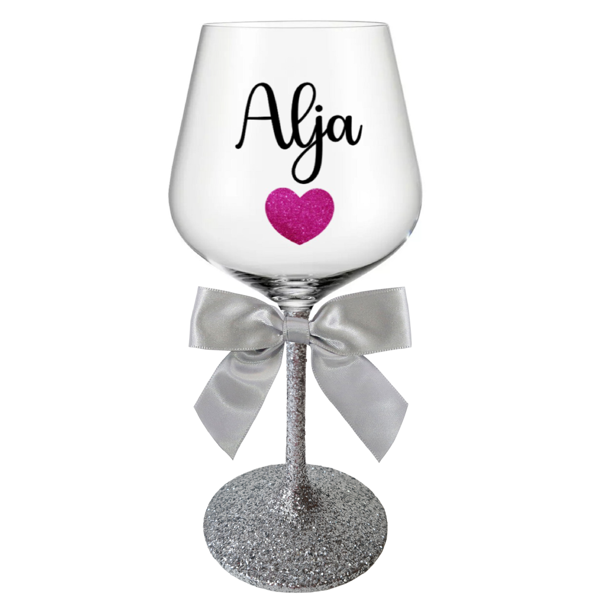 Kozarec poljubna barvna kombinacija - ime in srček - slika 3