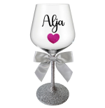 Kozarec poljubna barvna kombinacija - ime in srček - slika 3