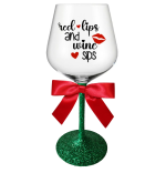 Kozarec poljubna barvna kombinacija - red lips and wine sips