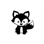 Stenska nalepka: lisica