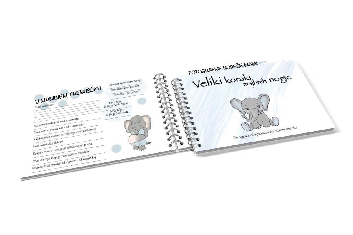 Otroški album moder: možnost personalizacije platnice - slika 3