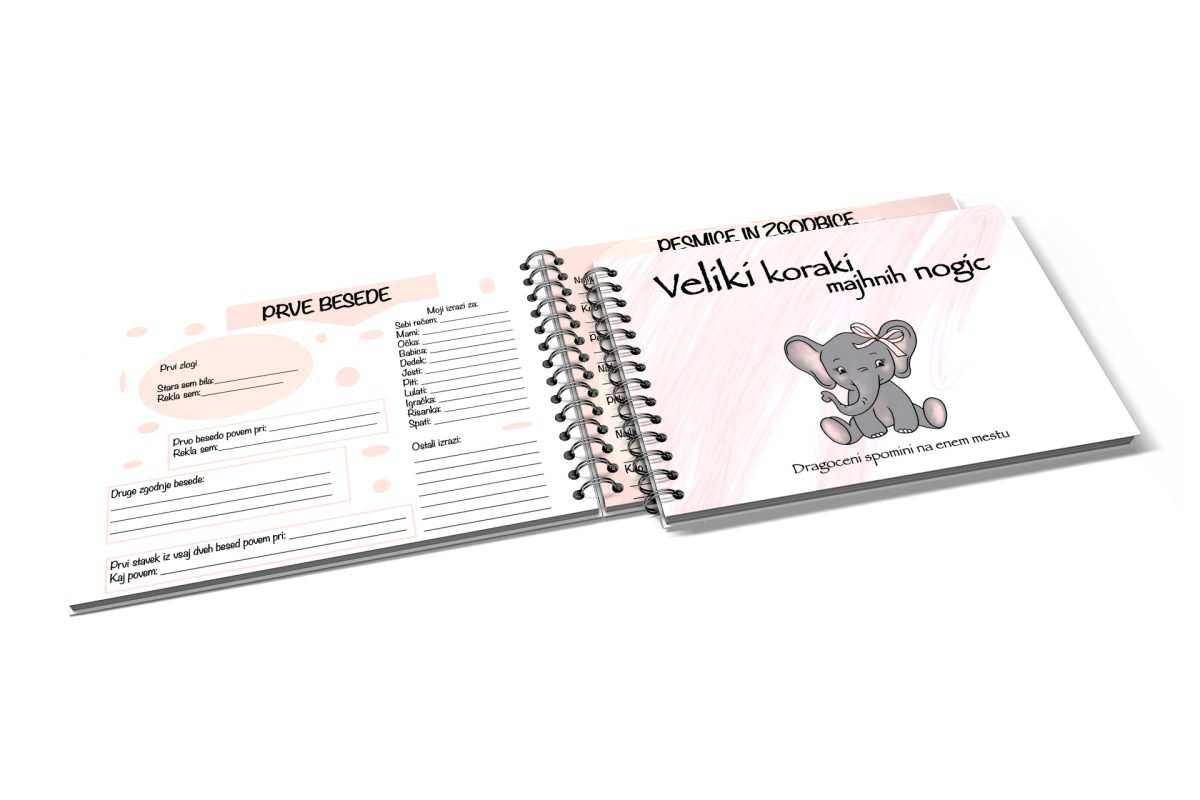 Otroški album roza: možnost personalizacije platnice - slika 3