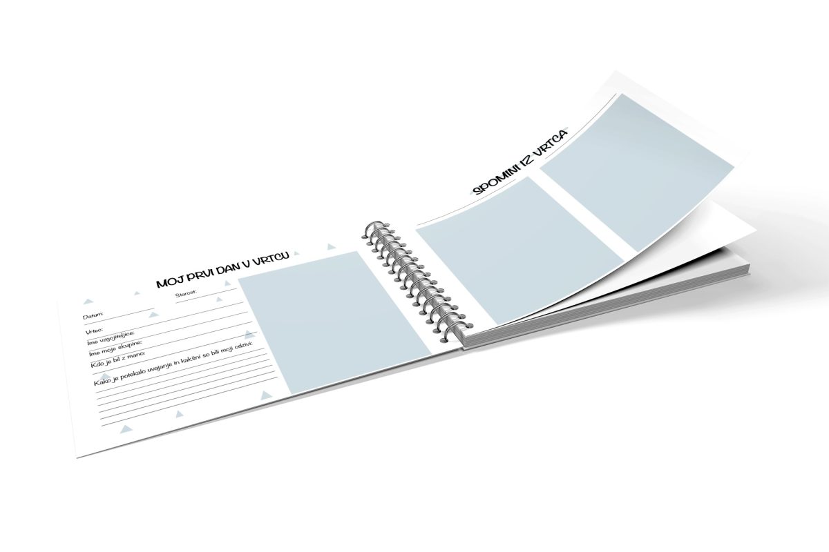 Otroški album moder: možnost personalizacije platnice - slika 2