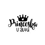 Nalepka za avto: princeska v avtu