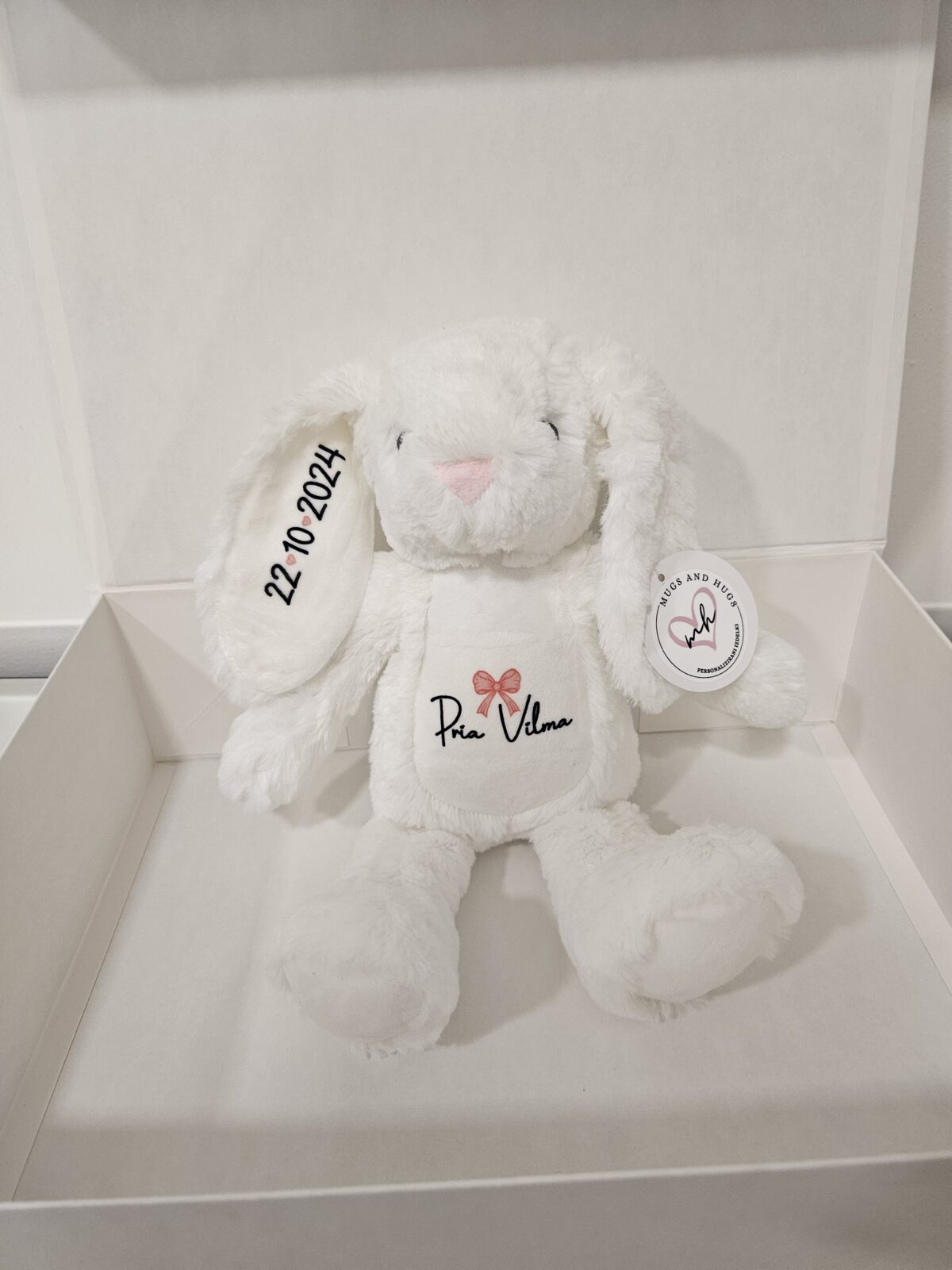 Personaliziran zajček bel - slika 3