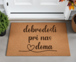 Personaliziran predpražnik kokosova vlakna: dobrodošli pri nas doma