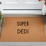 Personaliziran predpražnik kokosova vlakna: super dedi