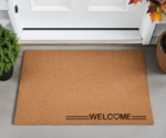 Personaliziran predpražnik kokosova vlakna: welcome