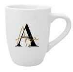 Skodelica personalizirano ime in inicialka