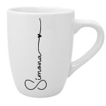 Skodelica personalizirano ime navpično