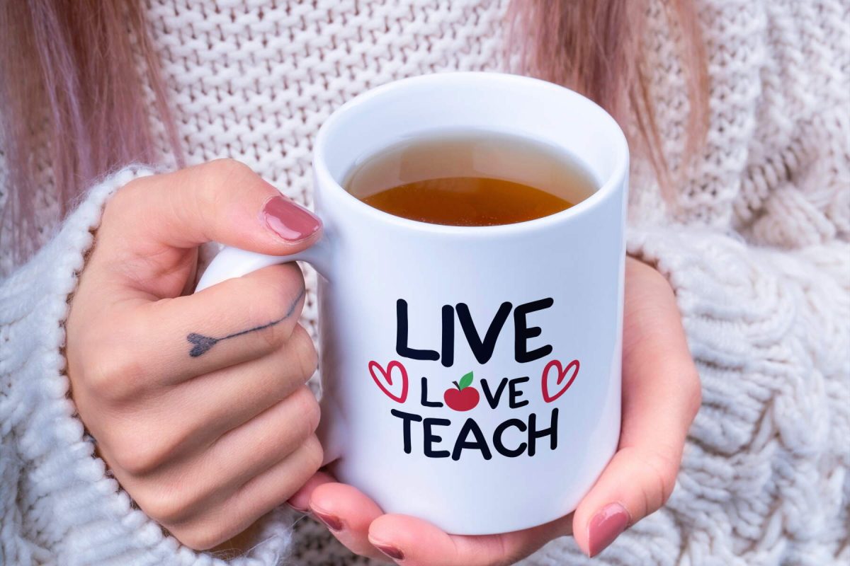 Skodelica live love teach - slika 2
