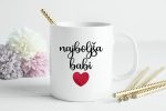 Skodelica najboljša babi s srčkom