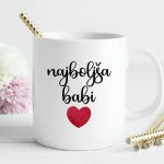 Skodelica najboljša babi s srčkom