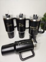 Darilni komplet: 2 termo lončka tumbler - personaliziran napis - slika 3