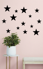 Stenske nalepke: zvezdice - slika 2